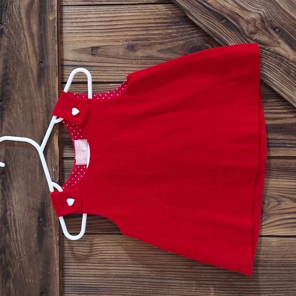 Hand Crafted Red Velvet Jumper
